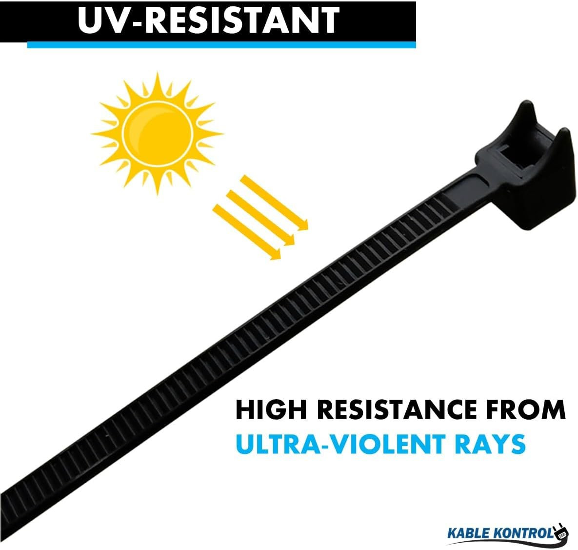 Radius Clamp Head Fuel Hose Cable Ties, 8 Inch 100 Pcs, 50 Lbs Tensile Strength,
