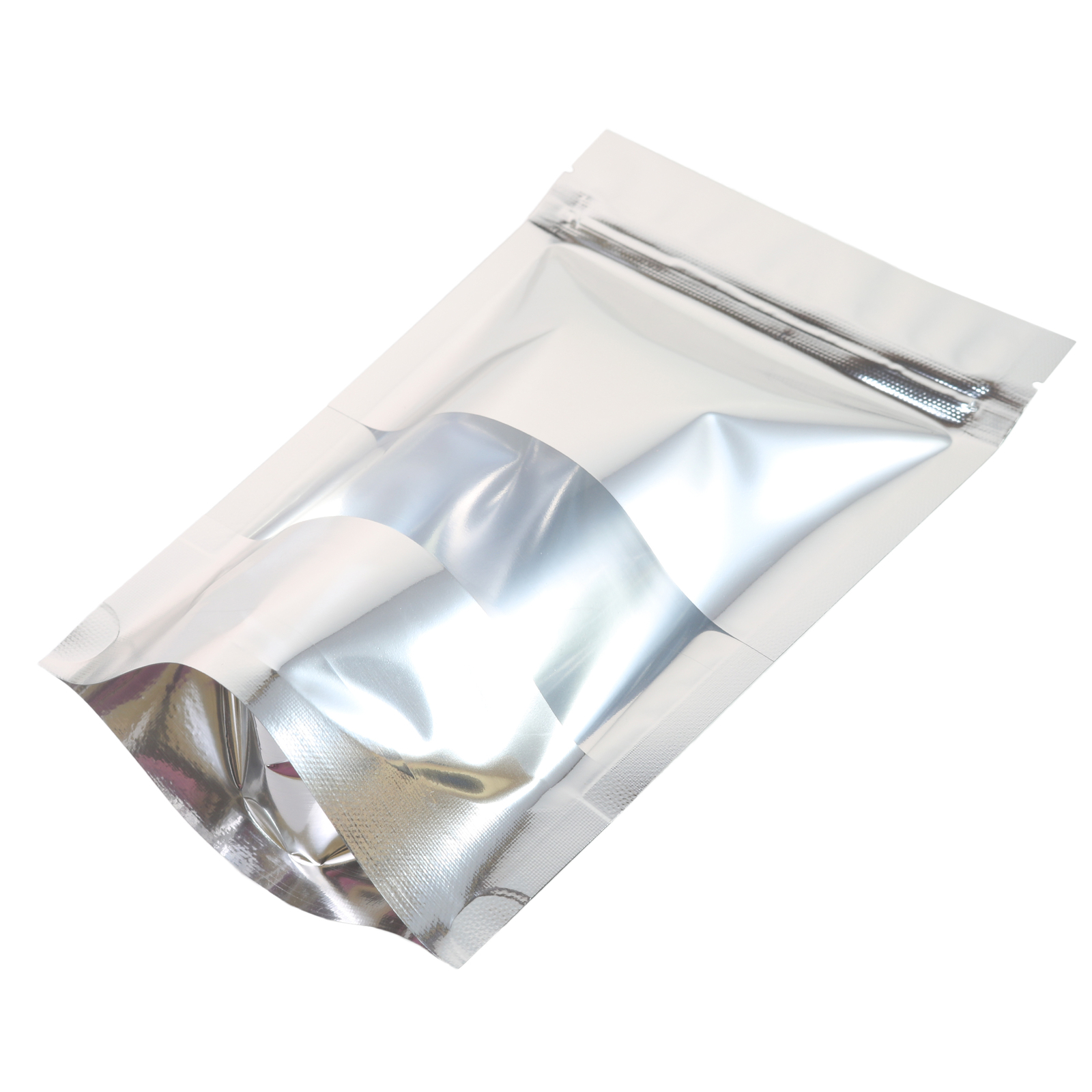 200 Silver Stand-Up Dry Food Mylar Pouches for Seeds and Grains