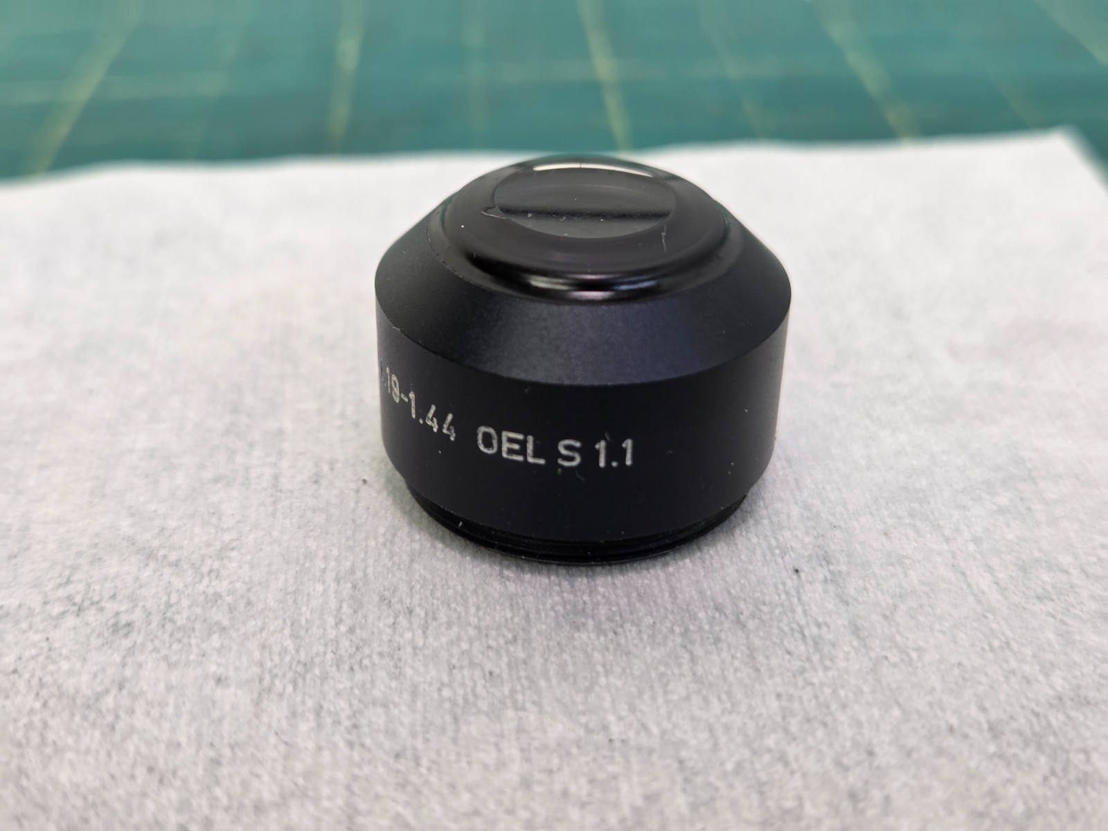 Leitz Microscope Oil Darkfield Condenser Top Lens – D 1.19-1.44 OeL S1.1 513466