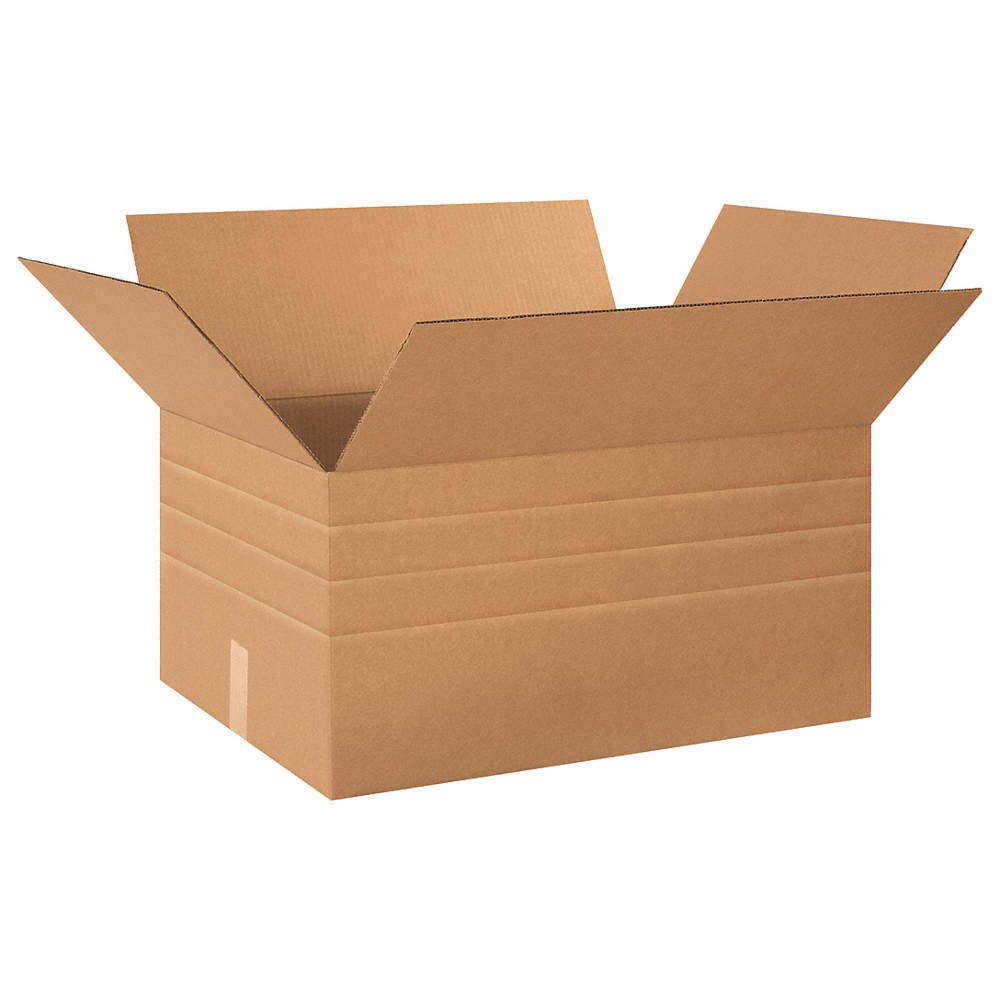 GRAINGER APPROVED 493U79 PK 10 Shipping Box,24x18x12-6 in 493U79
