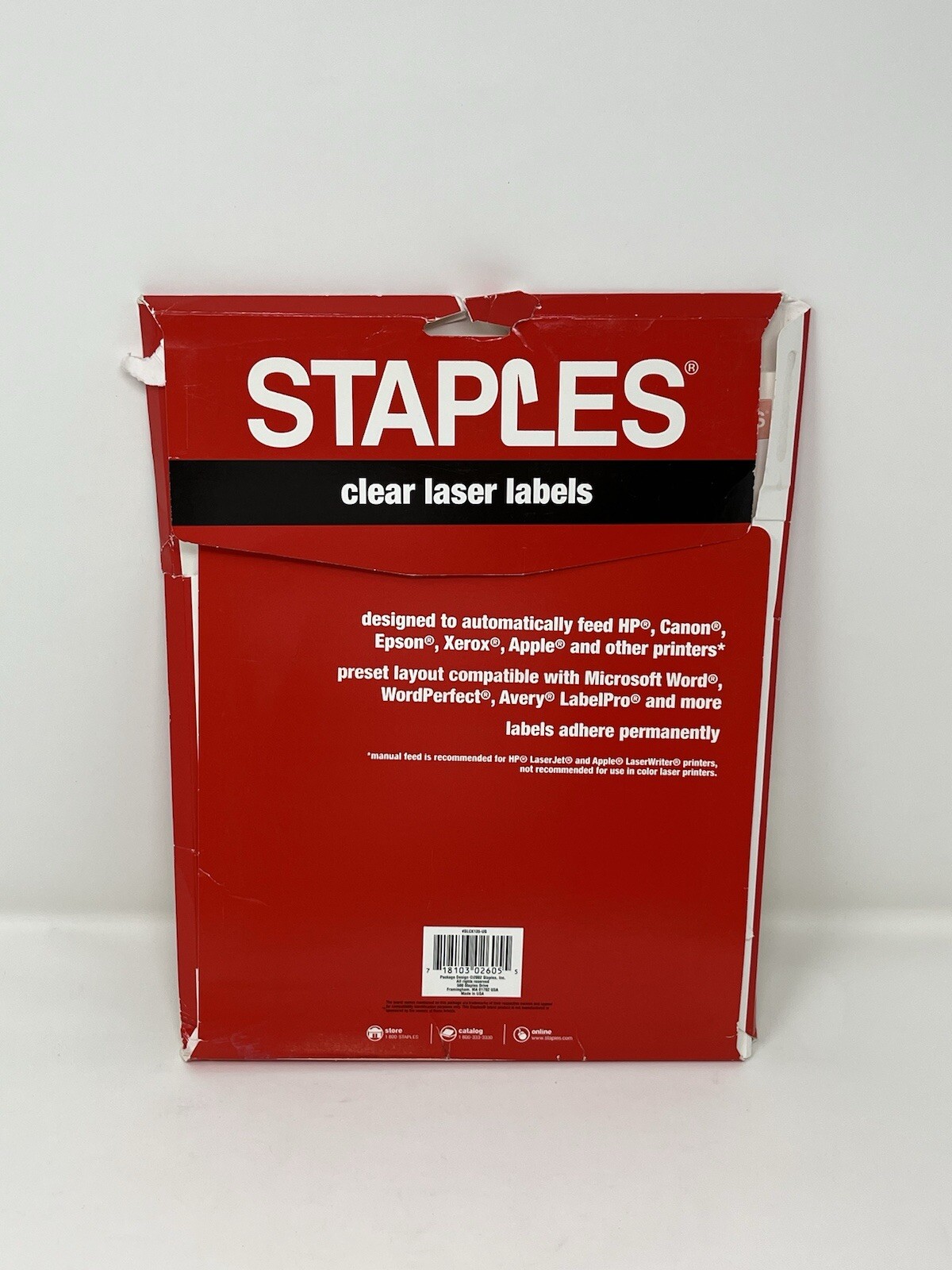 2 x 4 1/8 Inches shipping label 42 sheets, 420 labels ( Open Box)