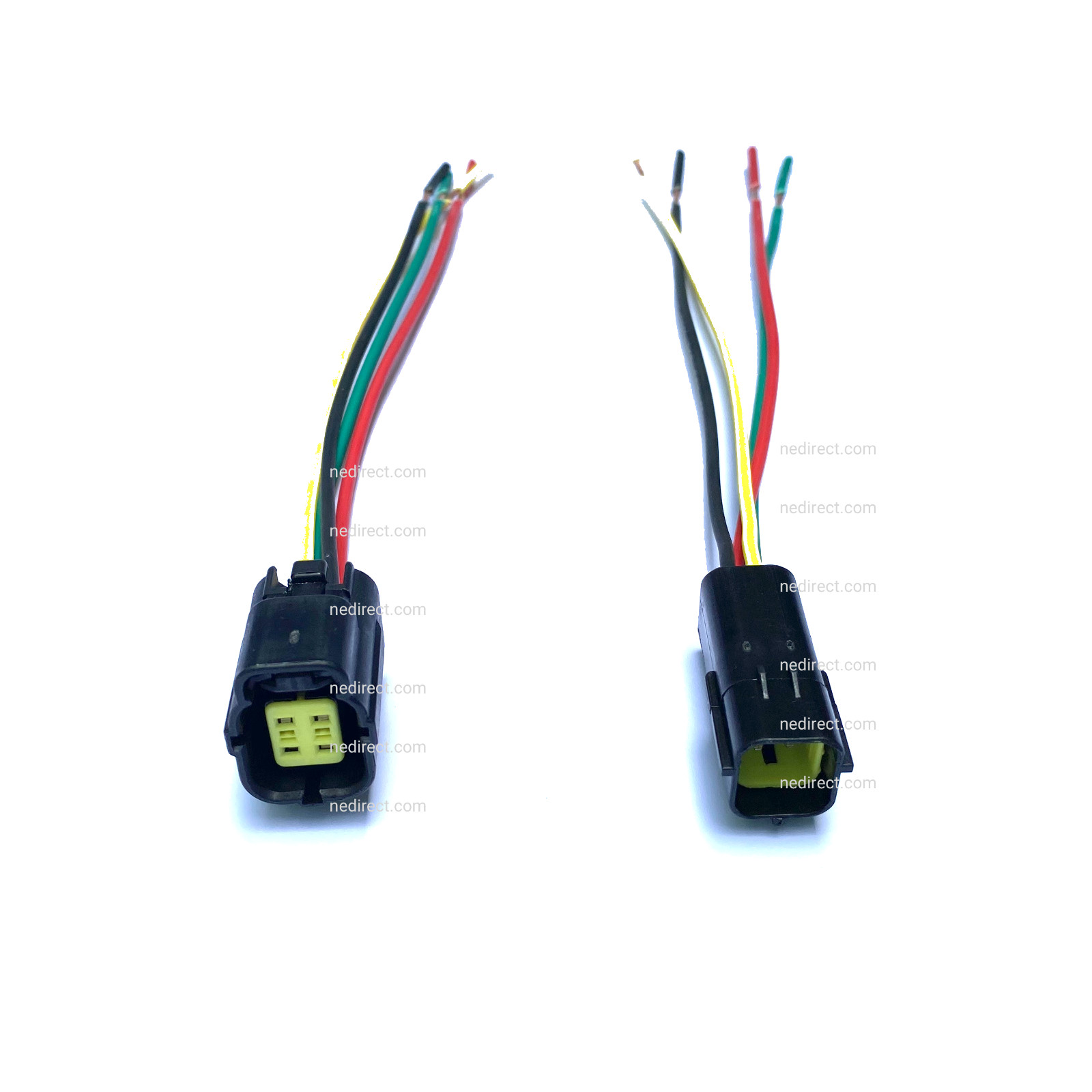6″ ASSEMBLED WATERPROOF 4 PIN ELECTRICAL 1.8MM AWG WIRE CONNECTOR PLUG