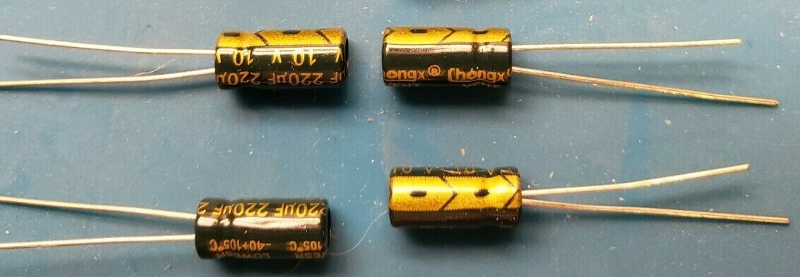 10 pcs 220uf 10v 105c radial electrolytic capacitors USA SHIPPING/SOLD
