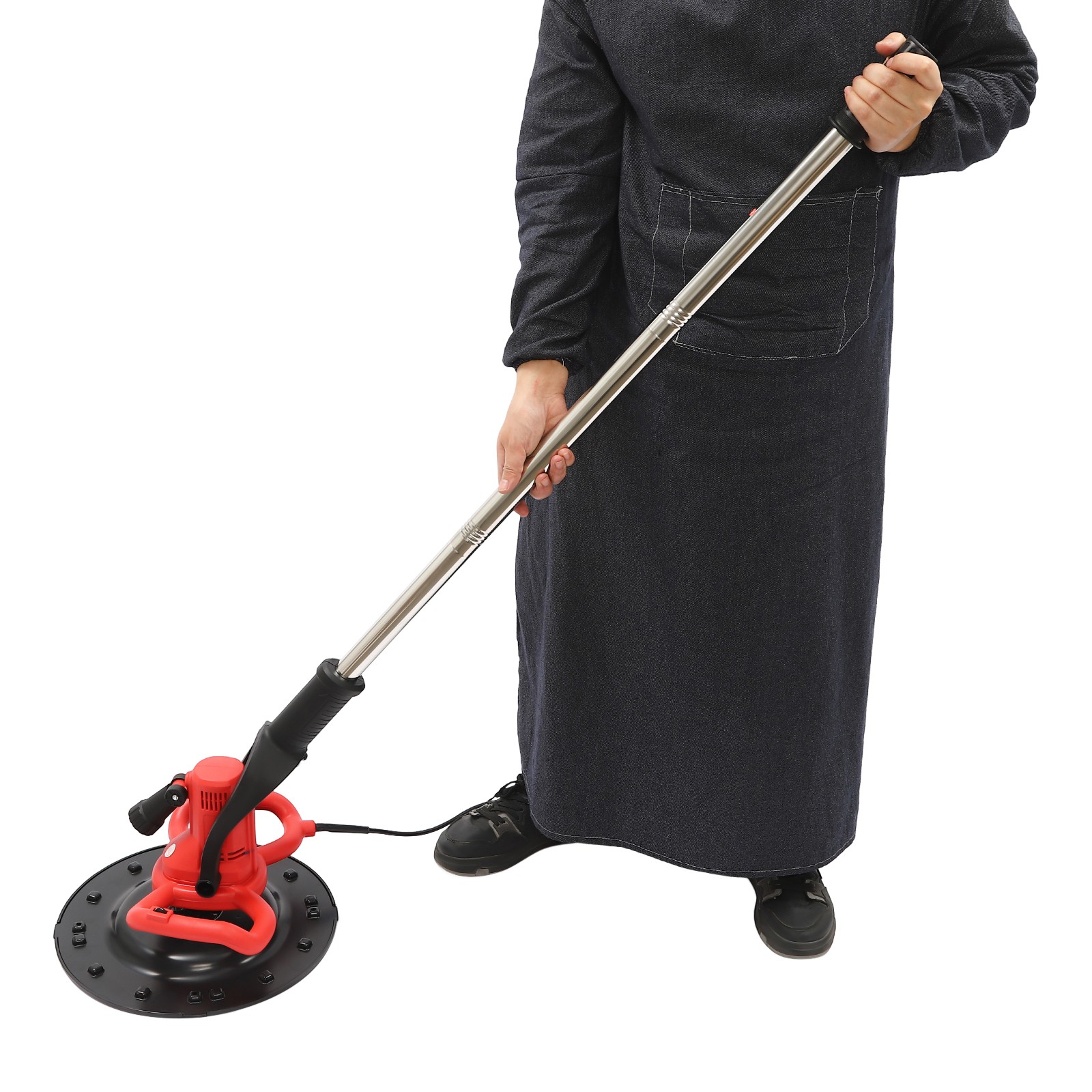 Concrete Polisher Grinder, 1680W 110V, 6 Speed 80-200 RPM, 14.96 Inch Disc