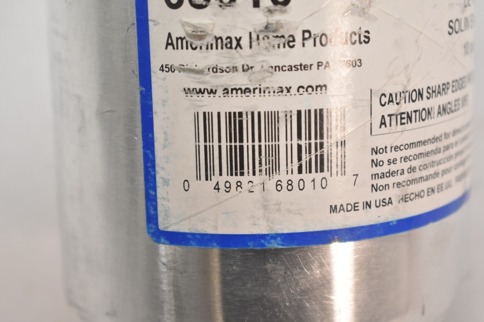 Amerimax Home Products 68010 Aluminum Flashing 10 Inch x 50 ft Mill FInish