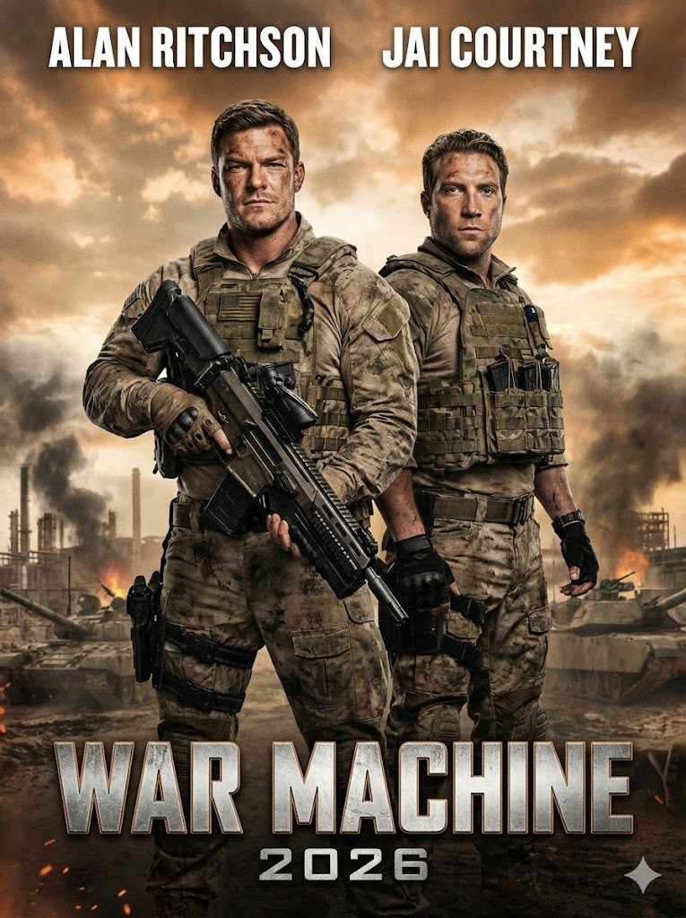 War Machine 2026 MOVIE With Slip Cover Region Free
