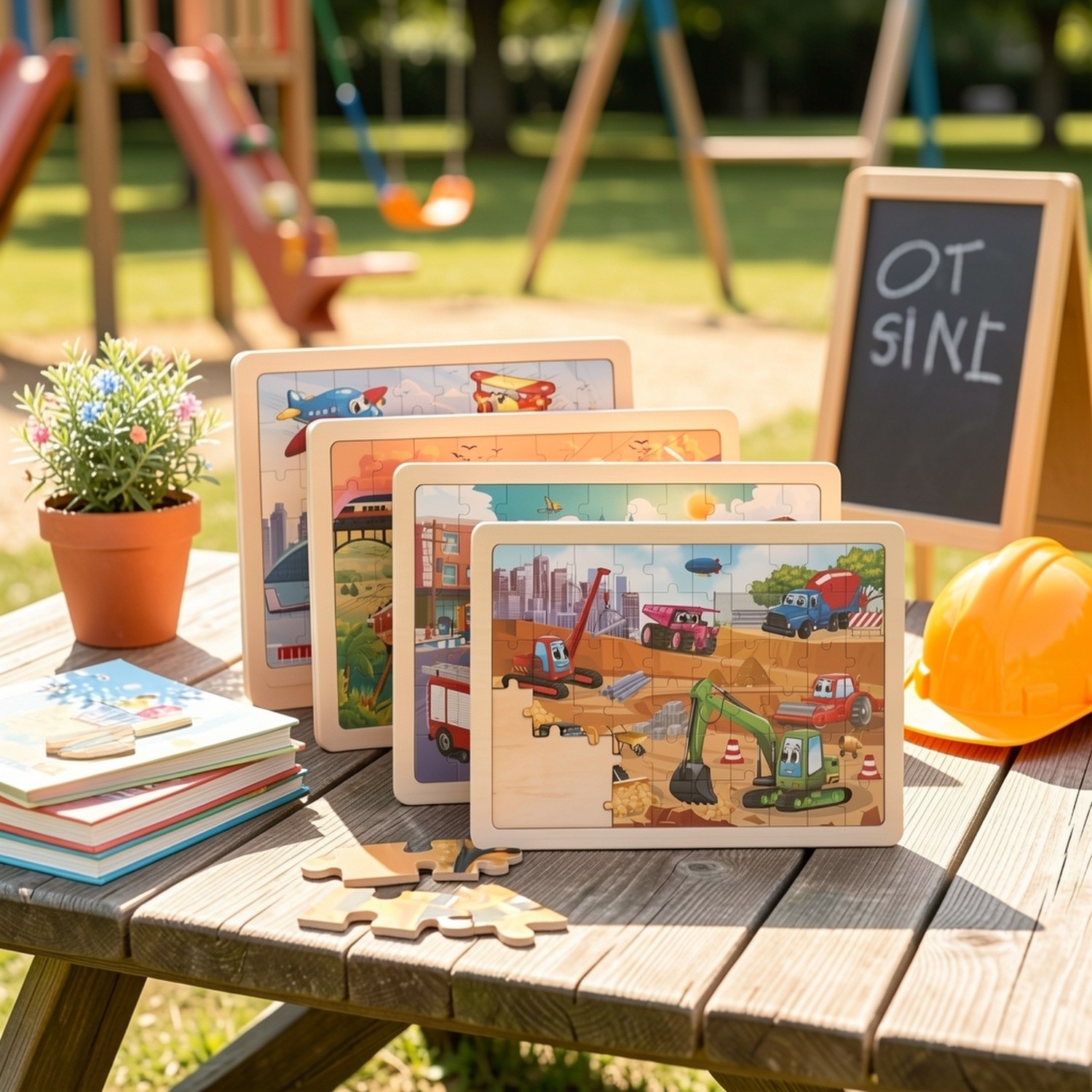 Wooden Car Puzzles for Kids 3-8 Years Old, 6 Packs Preschool Educational Toy