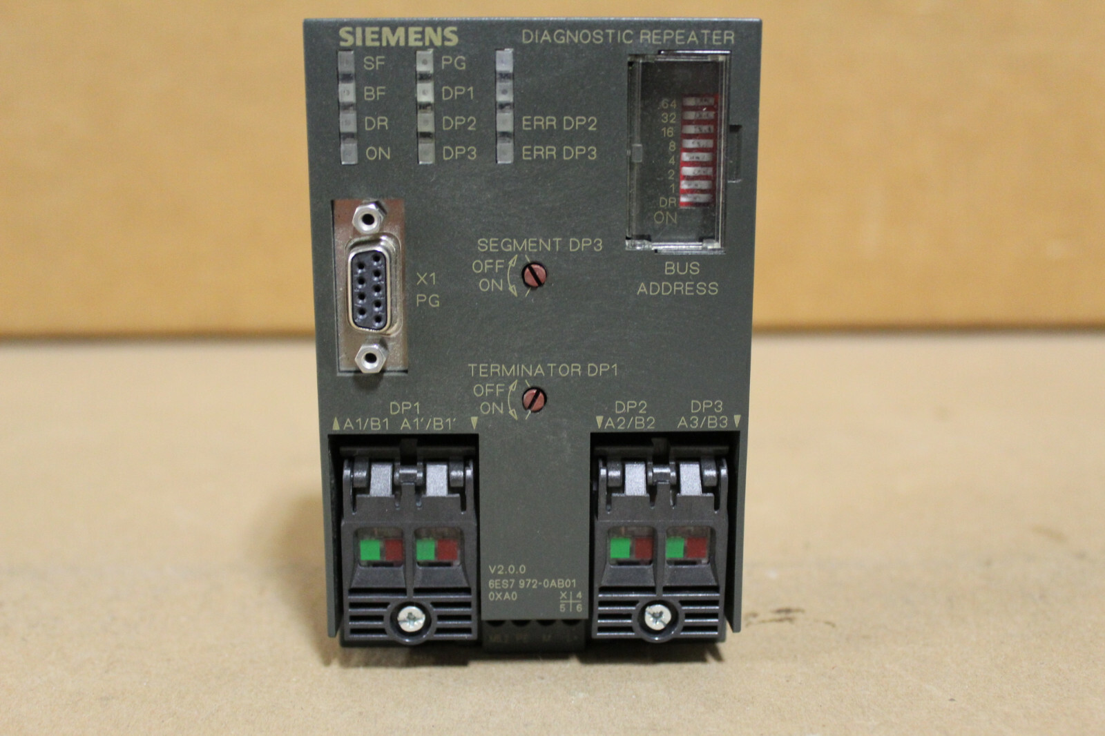 Siemens 6ES7 972-0AB01-0XA0 Profibus Repeater Simatic S7