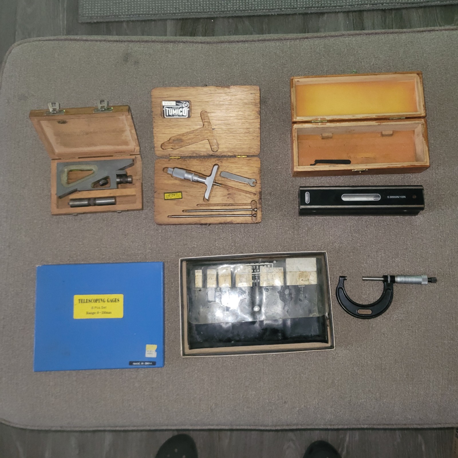 Misc Grizzly-Starrett-Craftsman Machinist tools H2683 good Condition
