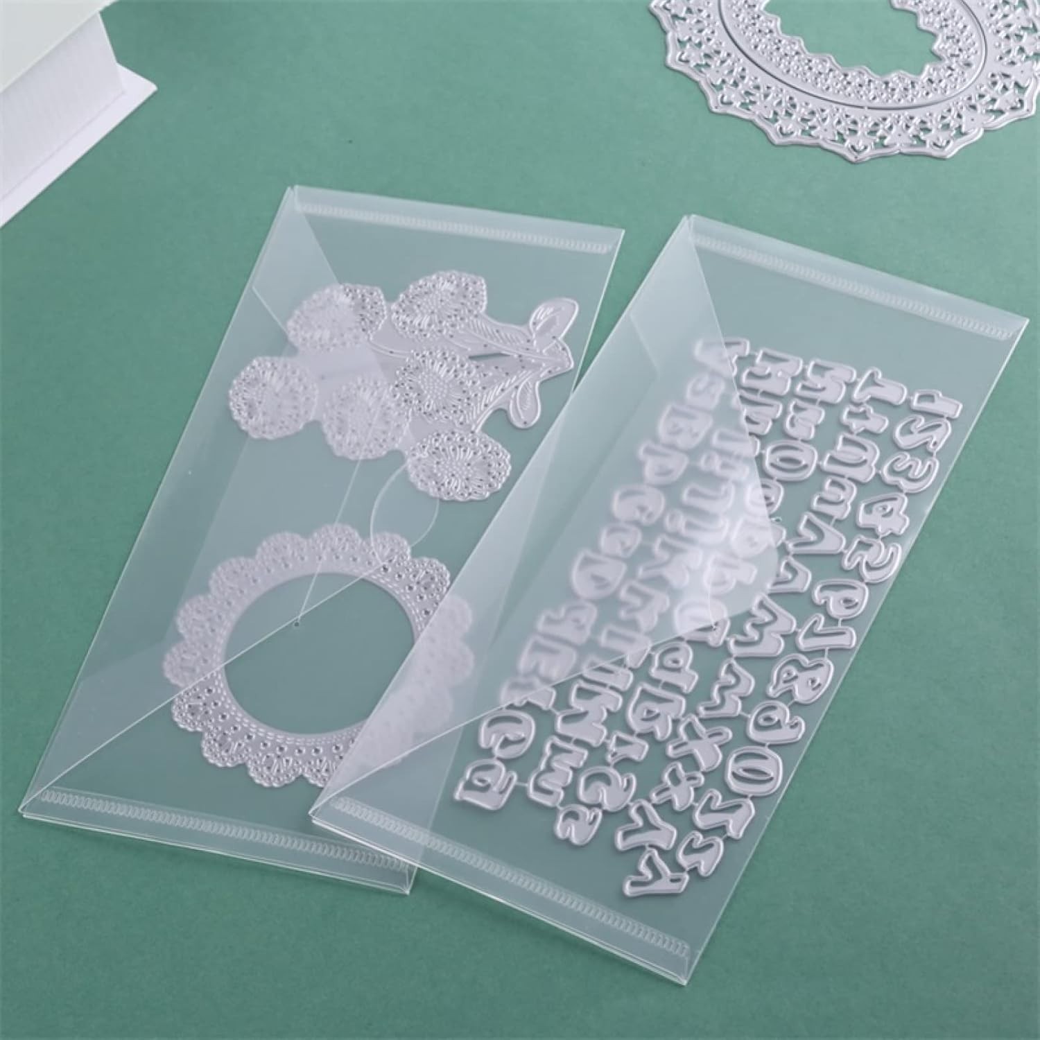 10 PCS 4.5»x9.5» Clear Storage Envelopes Pockets Resealable Plastic Bags fo…