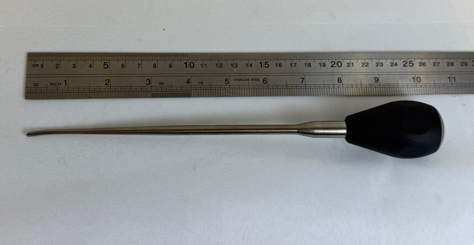 Life Instruments 525-0904-1 4mm Penfield Probe Slight Curve 10″ Neuro Spine