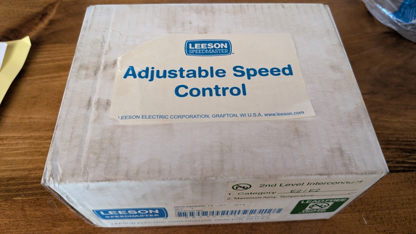 Leeson MM23202D-0163 DC Motor Control 0-90/180VDC 5A USED