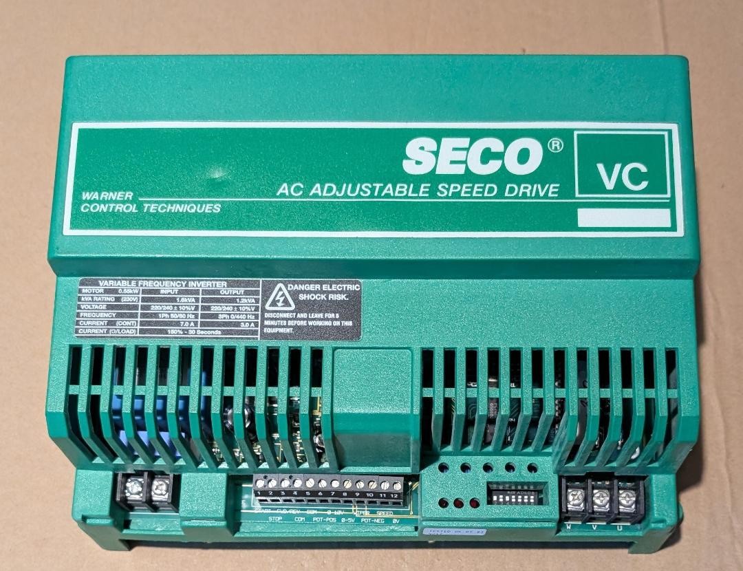 SECO,VC,AC ADJUSTABLE SPEED DRIVE NOS 5.5KW–3/4HP
