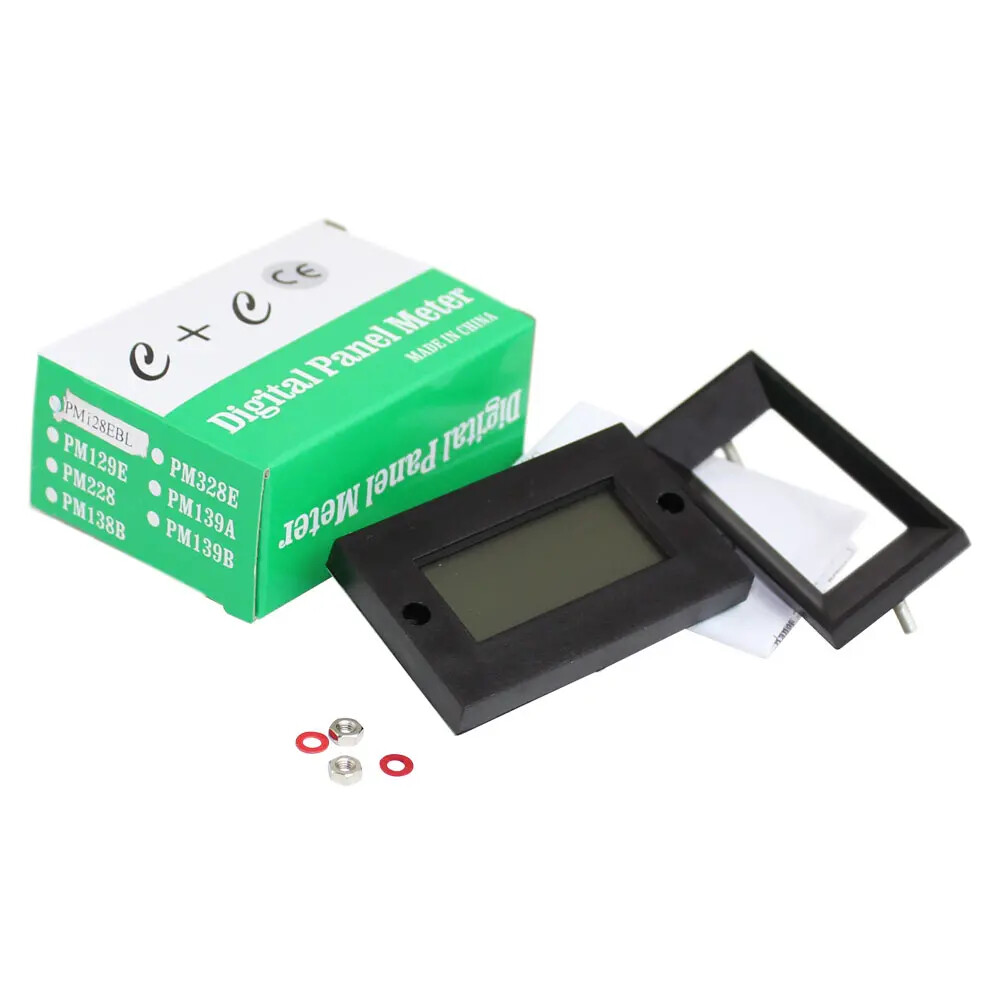 LCD Panel Meter with Backlight 0-200V