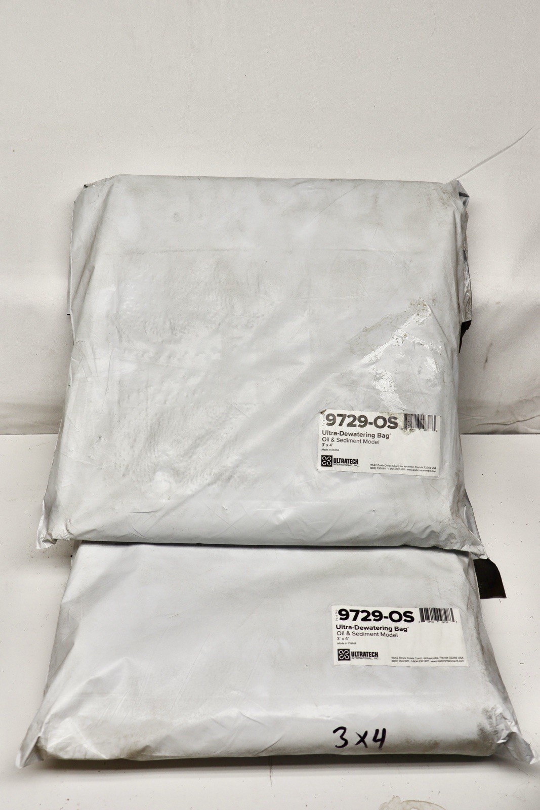 (LOT OF 2) Ultratech Dewatering Bag, 36 In. L, 44 I Free Shipping