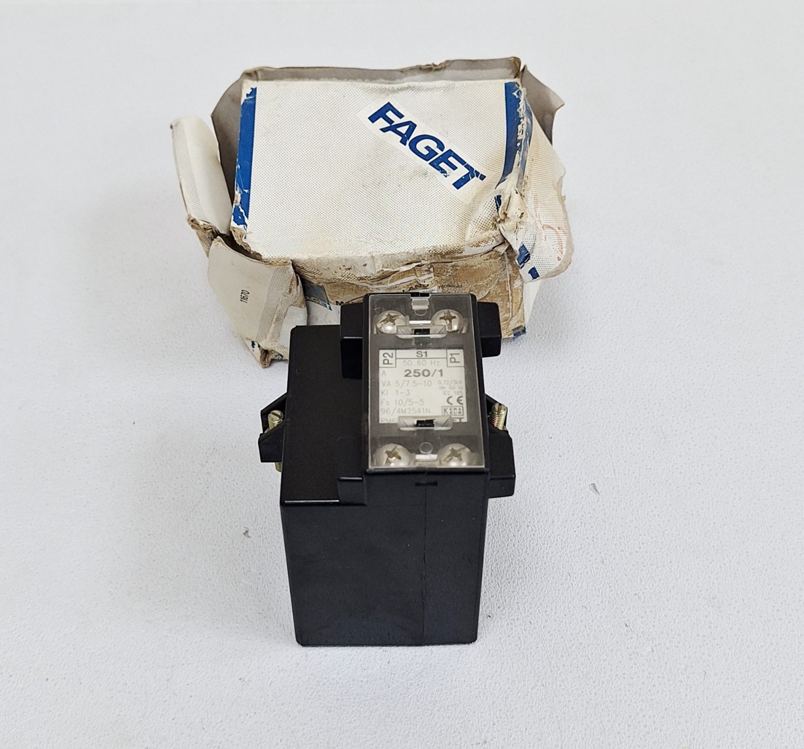 Faget 250/1 / RM60N-E3B Current Transformer (Lot of 2 pcs)