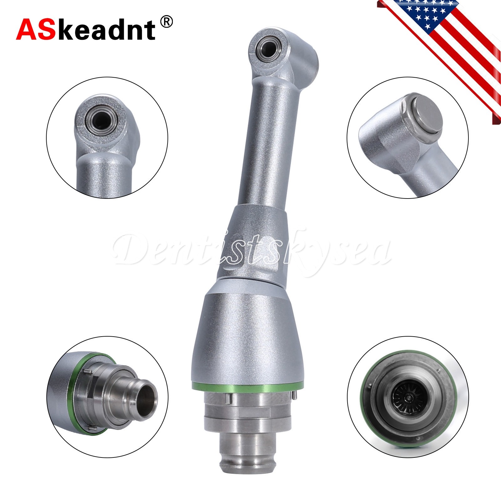 1-10 Dental Cordless LED Endo Motor 16:1 Contra Angle/Contra Angle Head