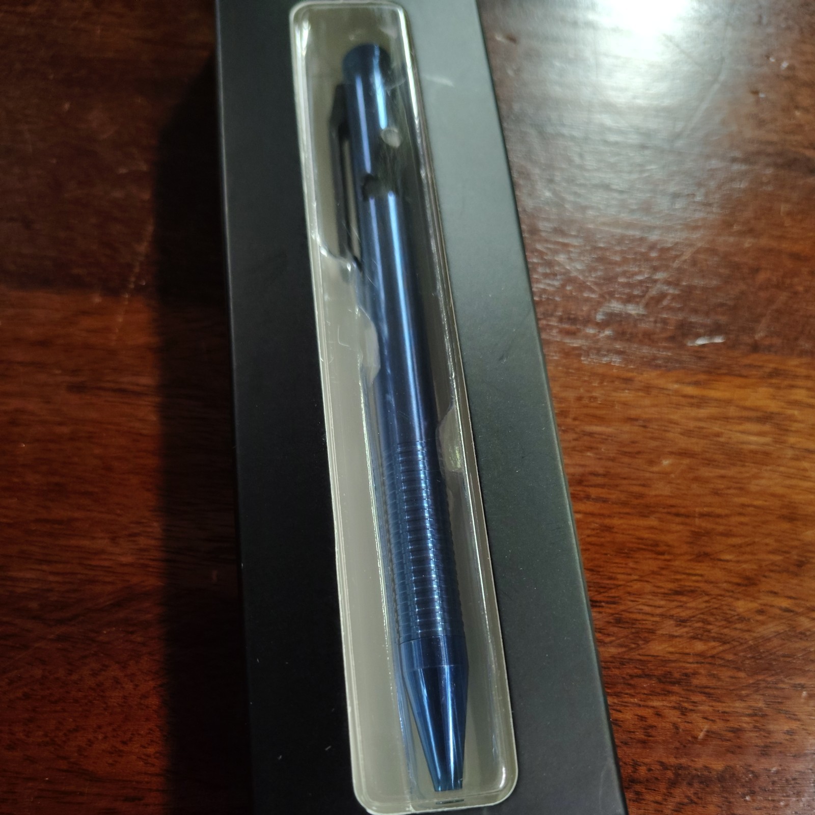 Blackhawk Bolt Action Blue Titanium Pen IP01BL