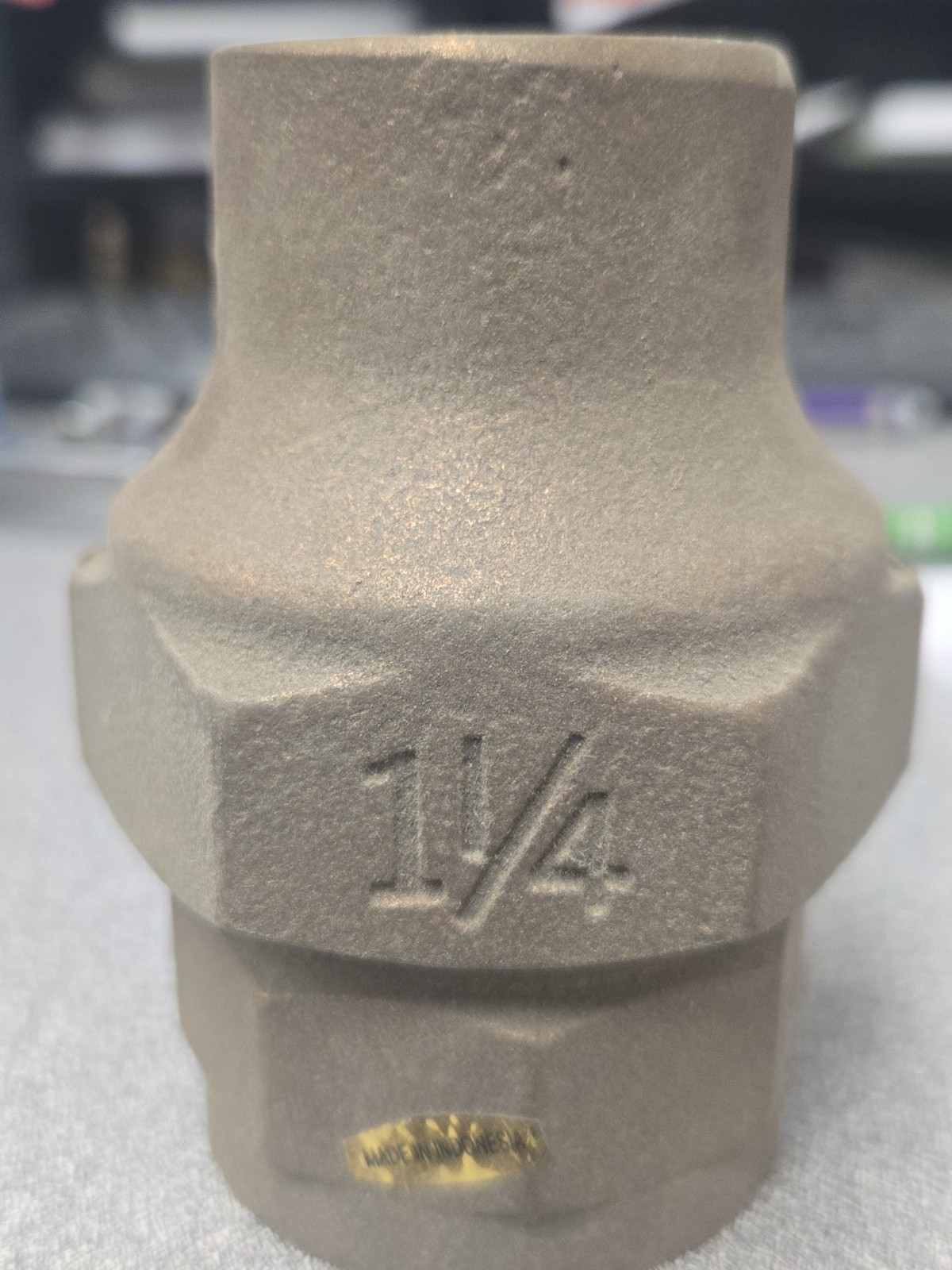 LEGEND (313-026NL) 1-1/4″ CAST BRONZE HAMMER FLARE FEMALE ADAPTER **LEAD FREE**