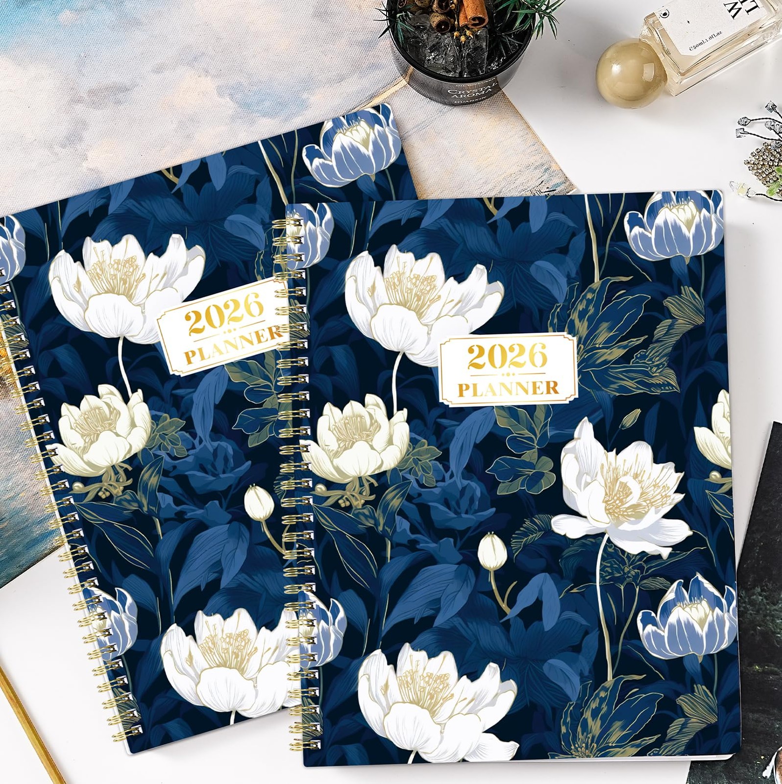 2026 Planner – Jan. 2026 – Dec. 2026, 8.5″ x 11″, x Blue
