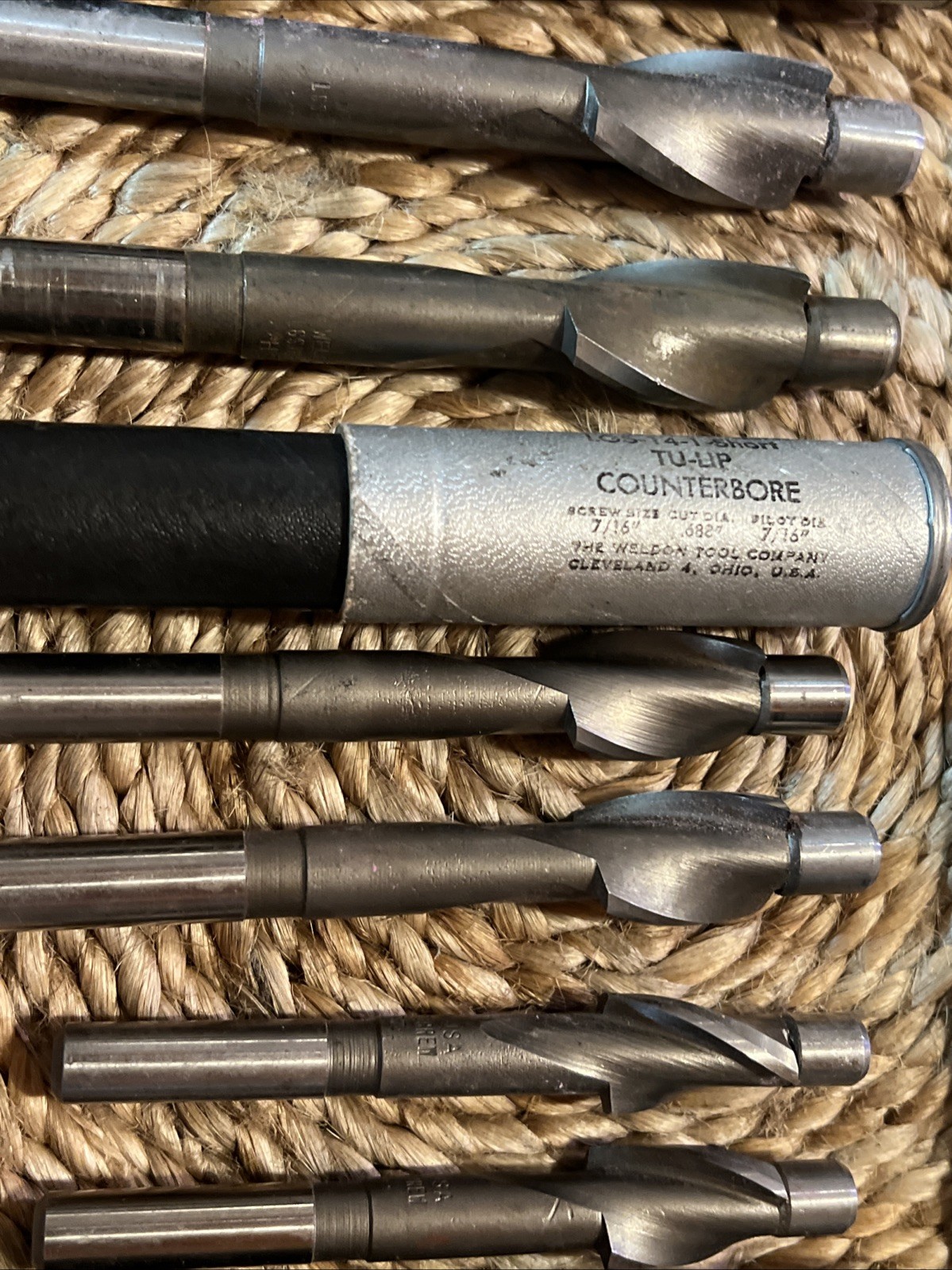 (10) Weldon Tu-Lip Counterbore Various Sizes as Shown See Photos (J1)