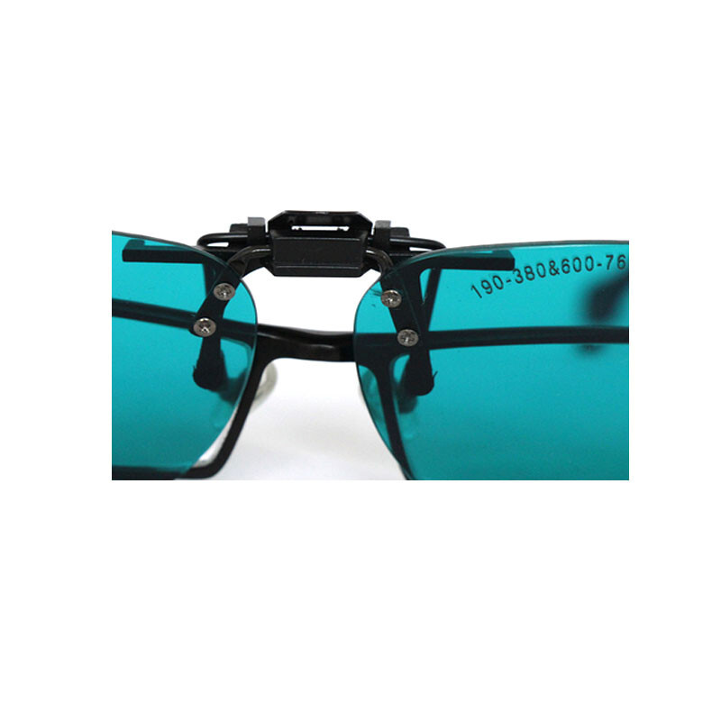 190-380&600-760nm OD4+Anti-Red light /UV Absorption Laser Protection Clip Mirror