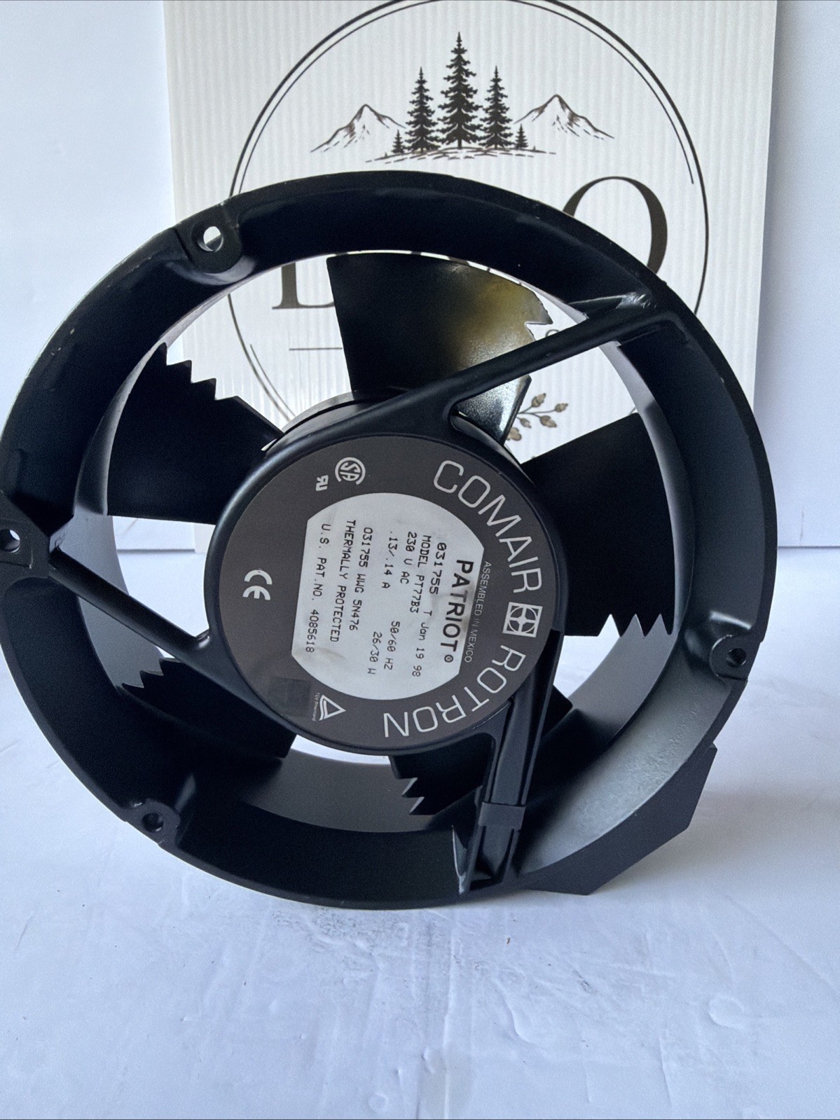 Comair Rotron Patriot PT77B3 031755 230VAC Cooling Fan 26/30W .13/.14A
