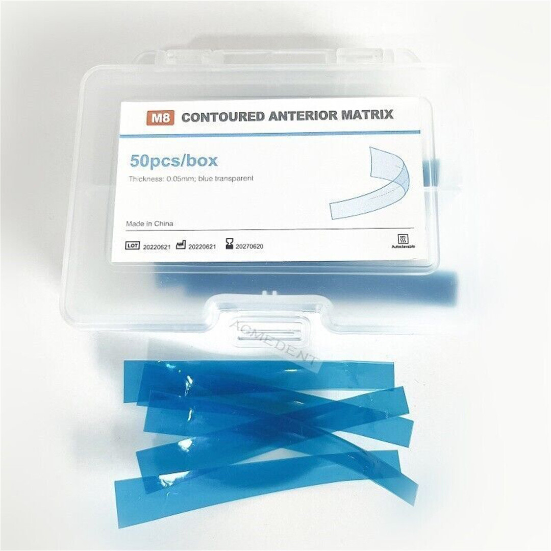 Dental Anterior Twin Matrices Cervical Matrix Blue Strip Fits TOR VM Minideep