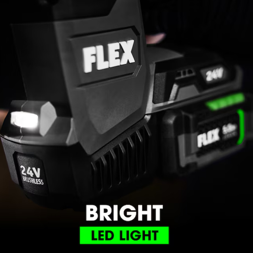 FLEX 24-volt 1-in SDS-plus Variable Speed Cordless Rotary Hammer Drill FX1551A-Z