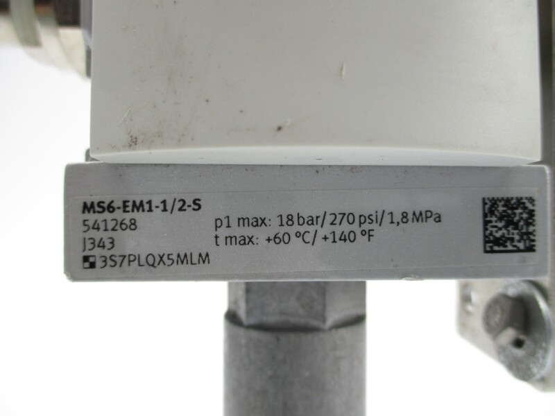 FESTO MS6-EM1-1/2-S 541268 270PSI 60’C/140’F UNMP