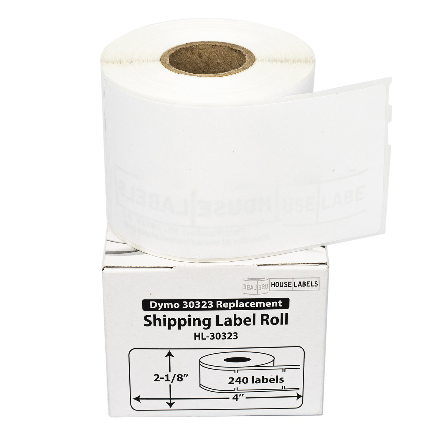 DYMO LW 30323 / 30573 Direct Thermal Shipping Labels – (6) Rolls – 2-1/8″ x 4″