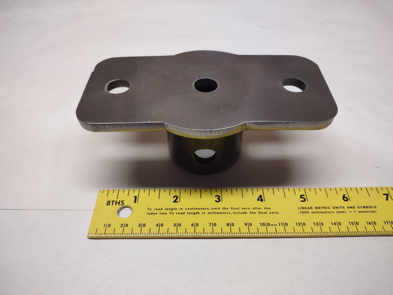 BOLT ON JACK MOUNTING TUBE / SPUD – METAL SWIVEL MOUNT – TRAILER JACK REPLACMENT