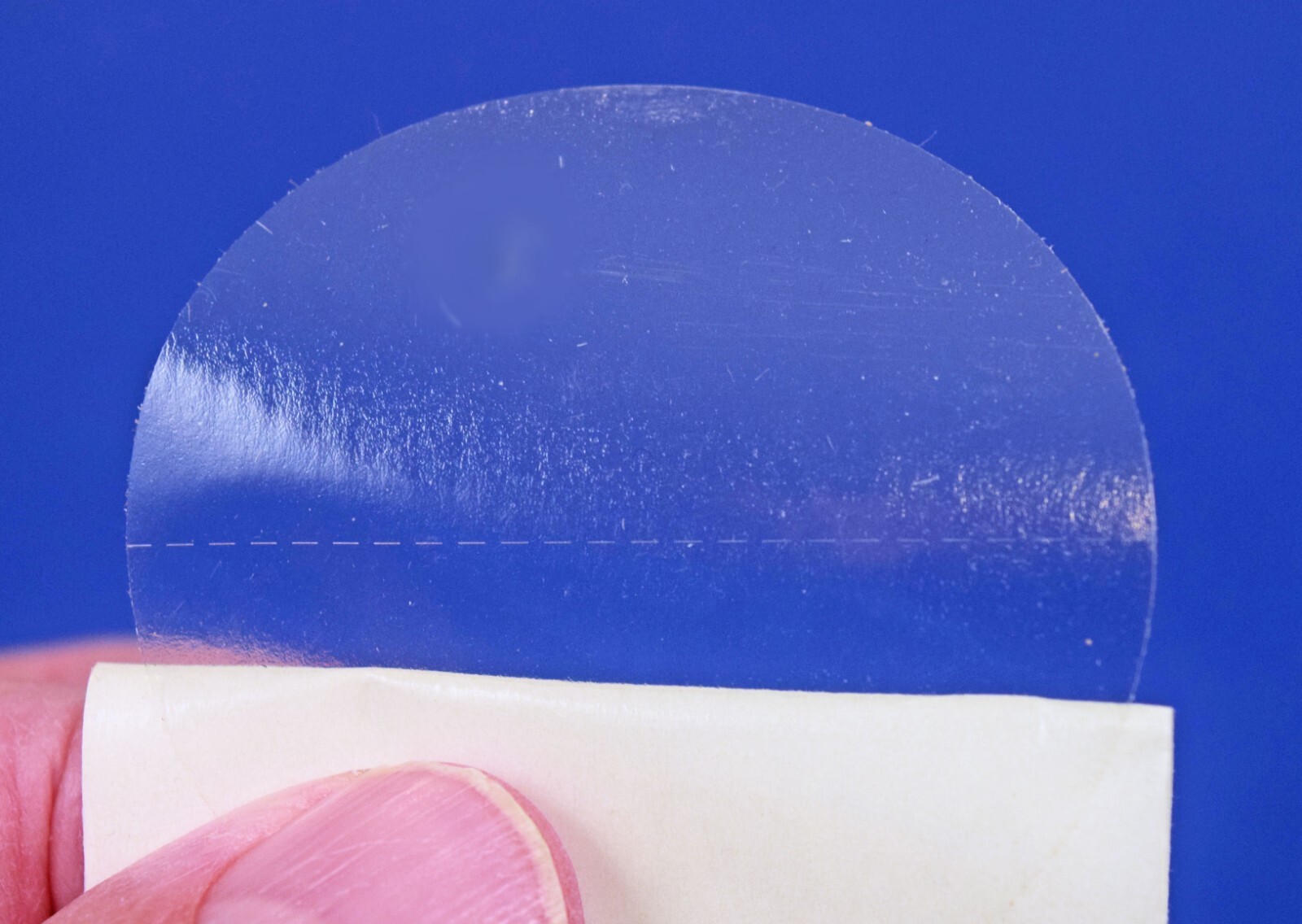 2″ Clear Round Perforated Labels 500 roll Sticker Seals #2CIRP Standard Adhesive