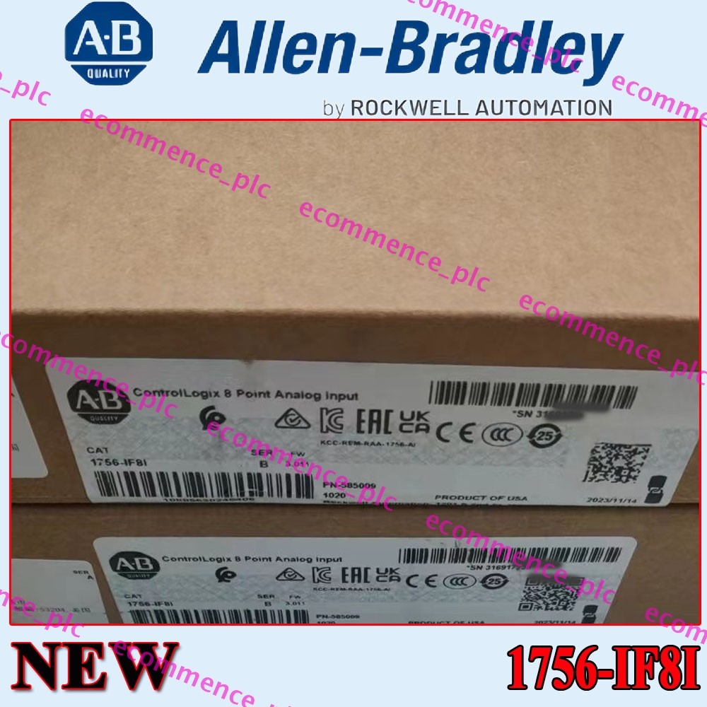 New Sealed PLC-AB 1756-IF8I/B Isolated Analog Input Module