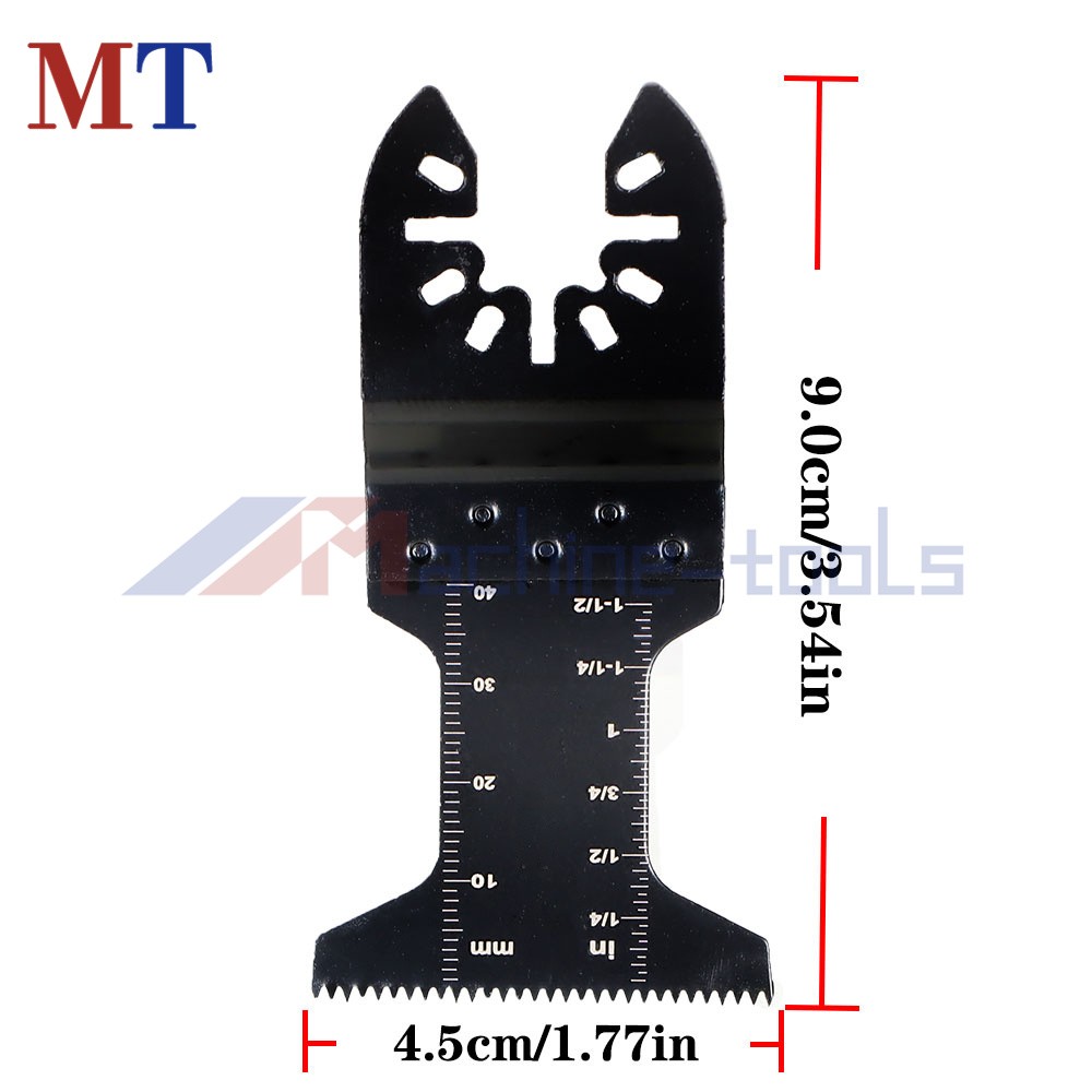 48 Pcs Universal Oscillating Multitool Quick Release Saw Blades for Metal Wood