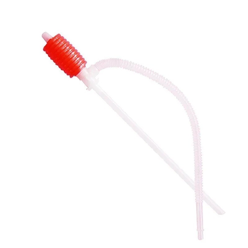 Universal Car Siphon Pump Liquid Gas Fuel Oil Water Hose Transfer Manual Sucker