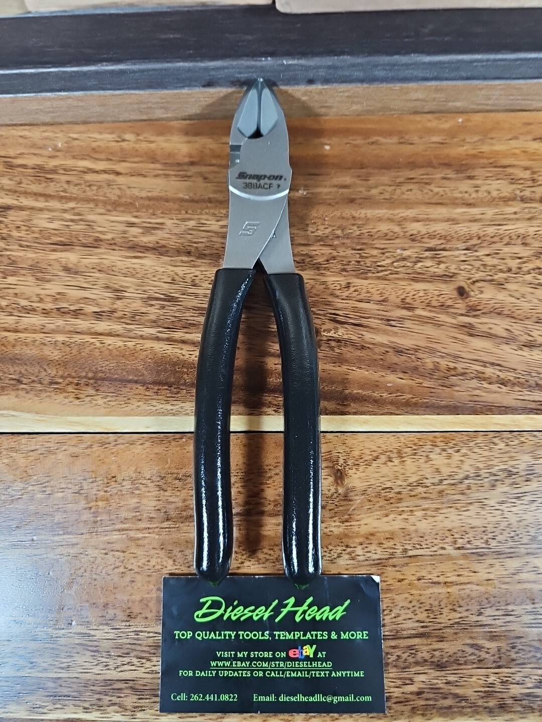 *NEW* Snap On 388ACF BLACK 8″ High Leverage Diagonal Cutter – FREE SHIPPING