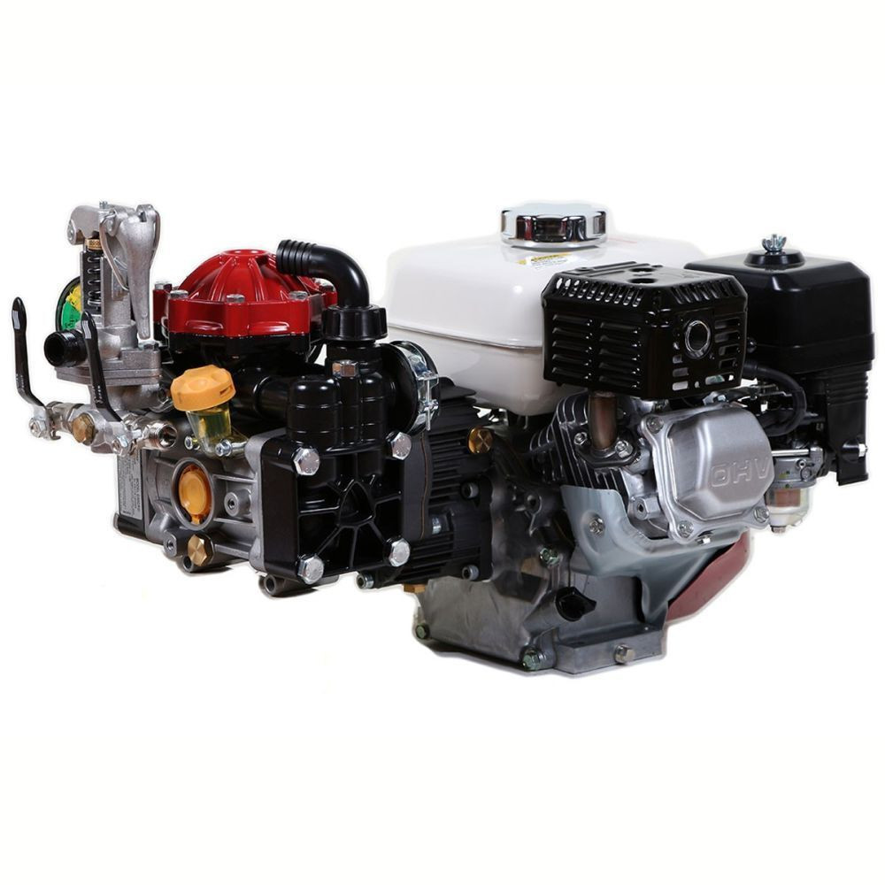Hypro D30/AR30 Diaphragm Pump& Honda GX160QXE Electric Start Gas Engine Assembly