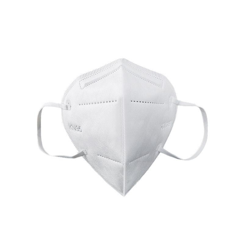 50 Pcs White KN95 Face Mask 5 Layer BFE 95% Disposable Respirator