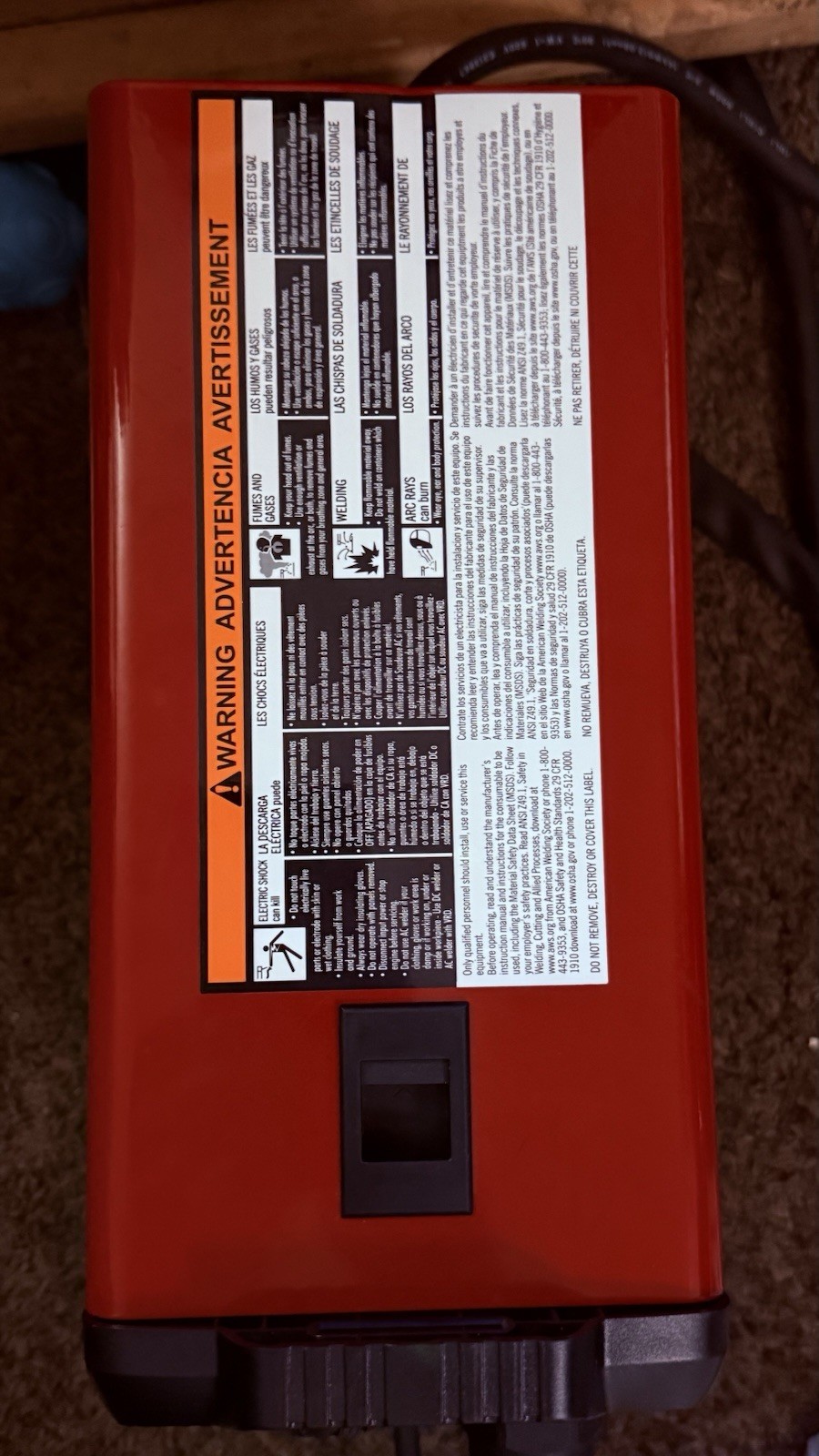 Lincoln Electric K5256-1 WELD-PAK 90i MIG&Flux-Cored Wire Welder *MISSING PIECES