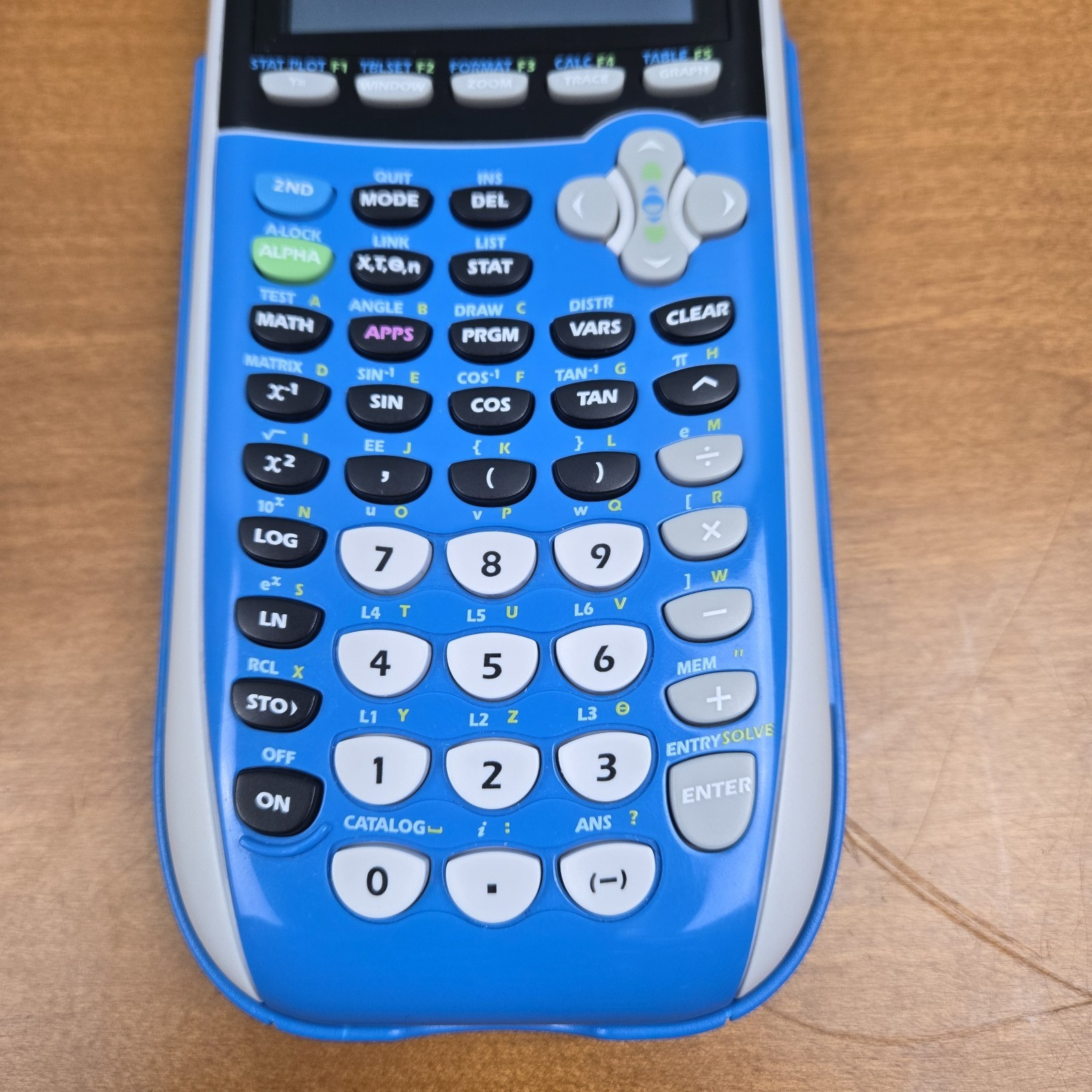 Texas Instruments TI-84 Plus C Silver Edition Graphing Calculator Blue Works