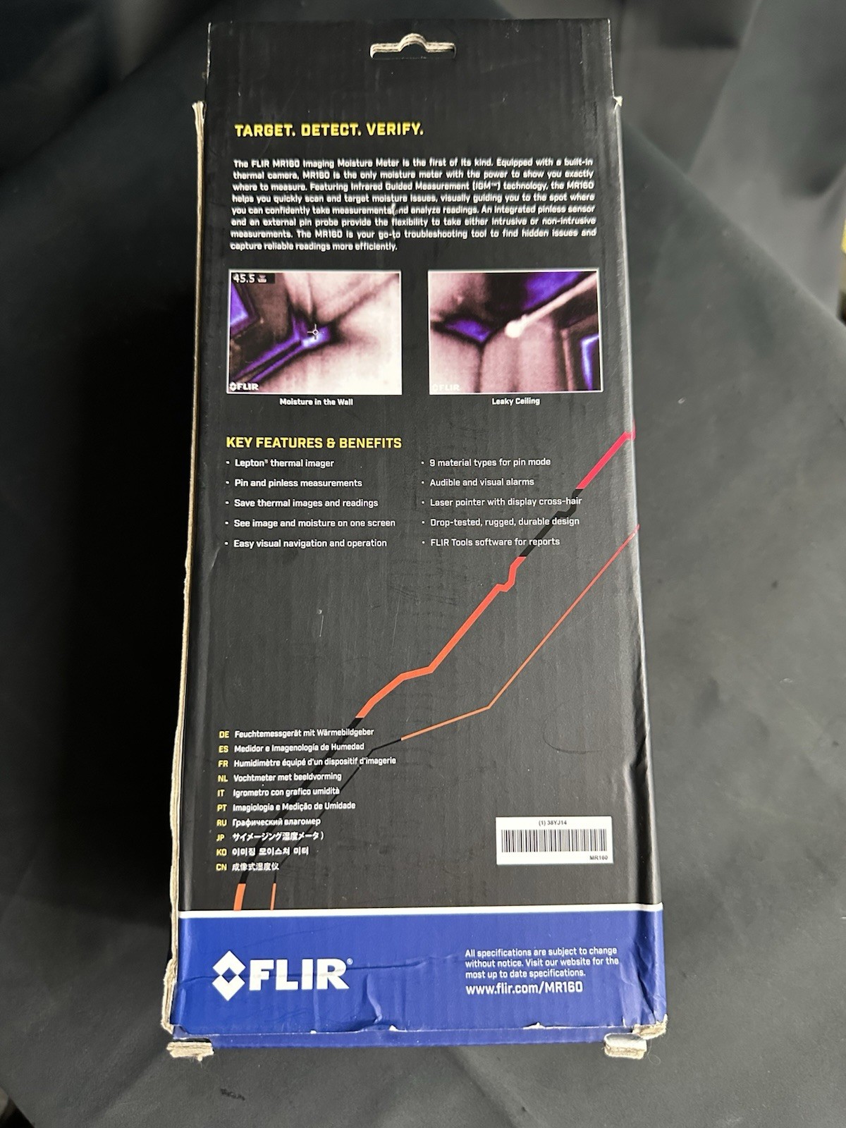 FLIR MR160 Infrared Guided Measurement Moisture Meter