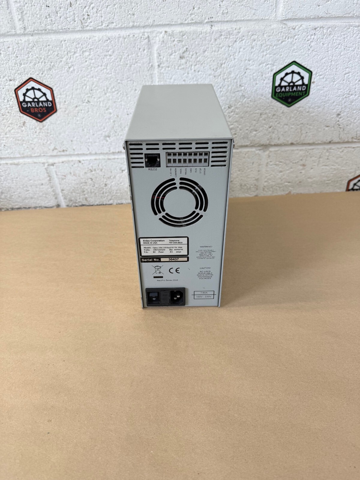 Eldex Corp 5966 Optus 1SM, Pressure Metering Pump, 1/8 Head, 0.003 to 5 mL/min