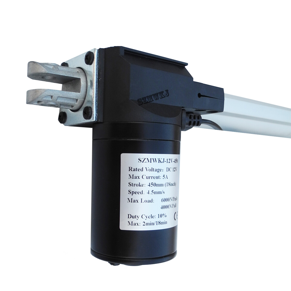 Electric 18″ Stroke 6000N 600KG Linear Actuator 1320lbs Heavy Duty 12V Motor IG