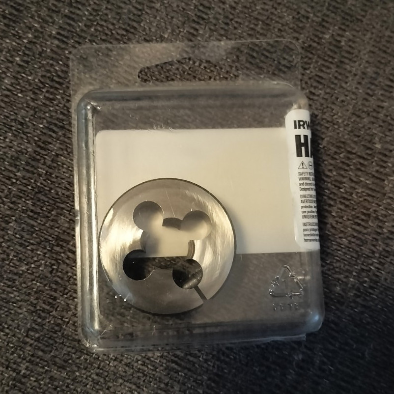 Irwin 9/16″-18 NF HCS Right-Hand 1-1/2″ Adjustable Round Die