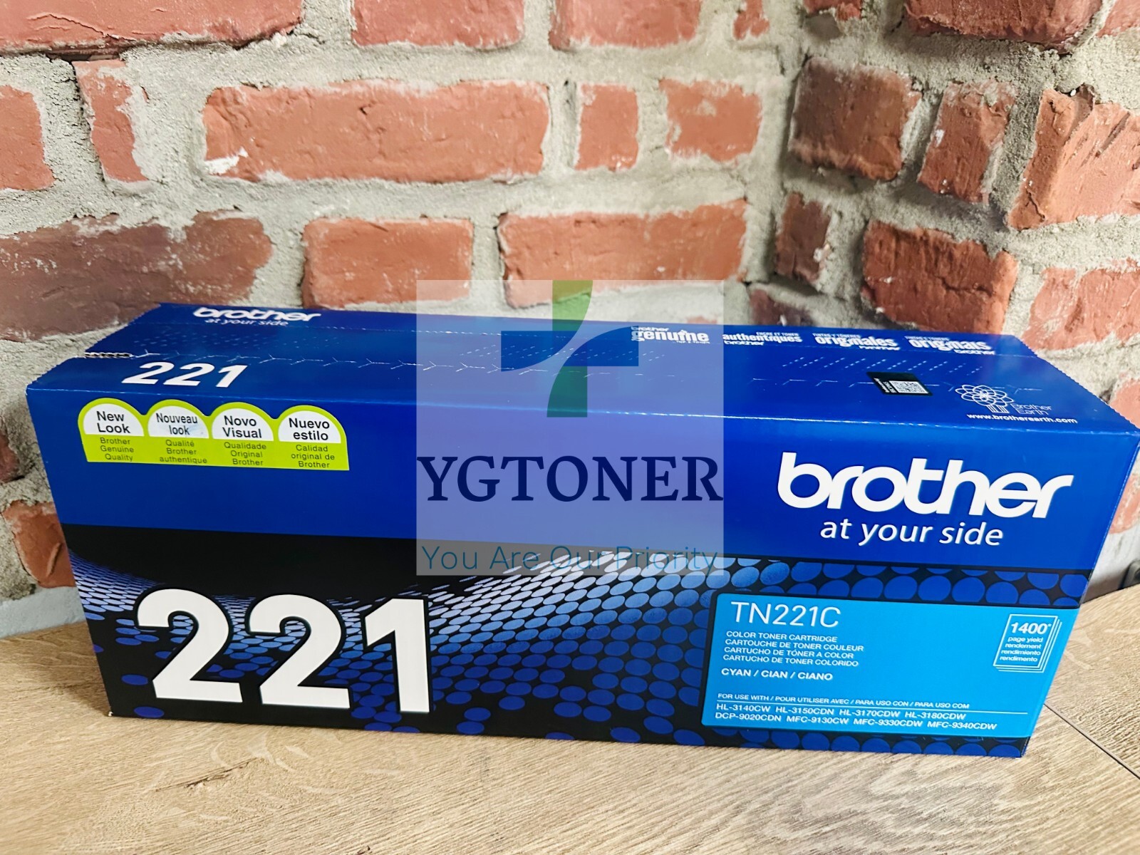 Brother TN221 CMYK 4 Colour Set Toner Cartridge
