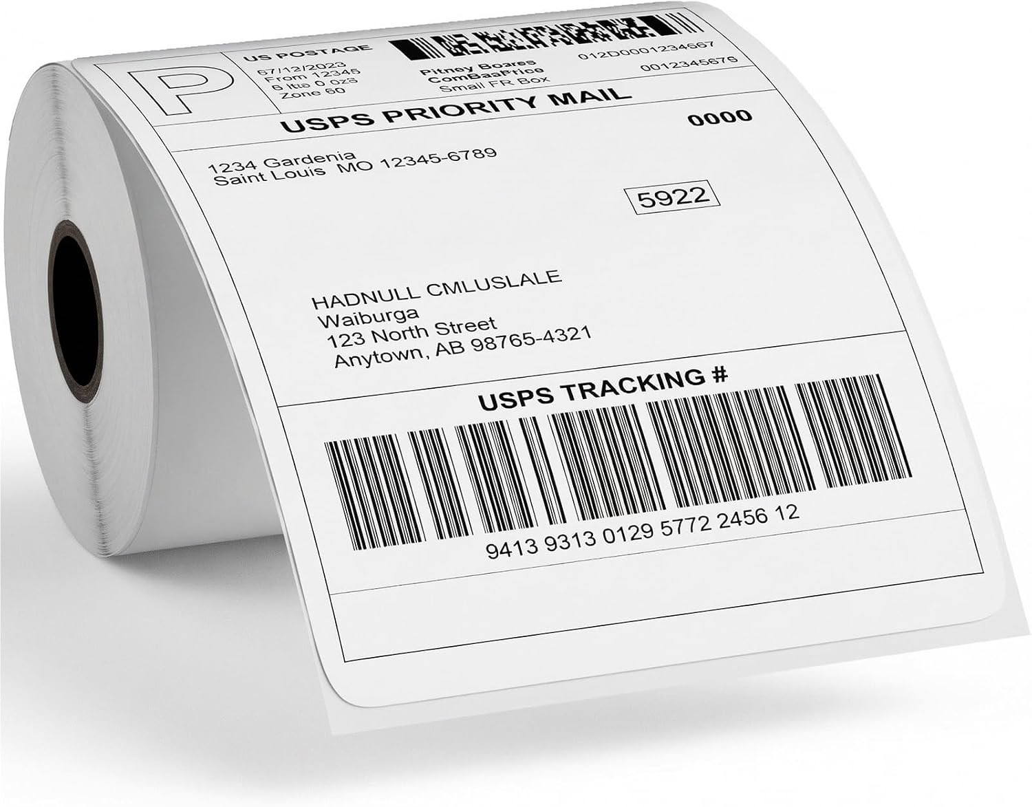 Direct Thermal Labels 4 x 6 Shipping Mailing Labels Roll 250 Waterproof