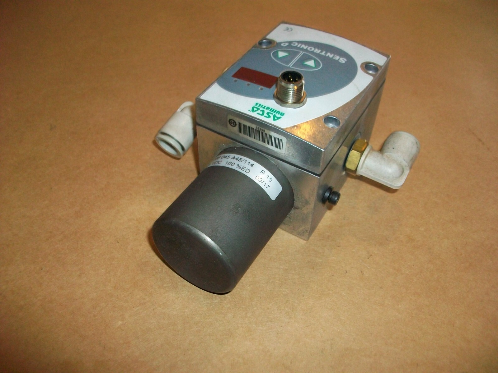Asco Numatics 6096A0111 Sentronic Pressure Regulator 3/8″ USED