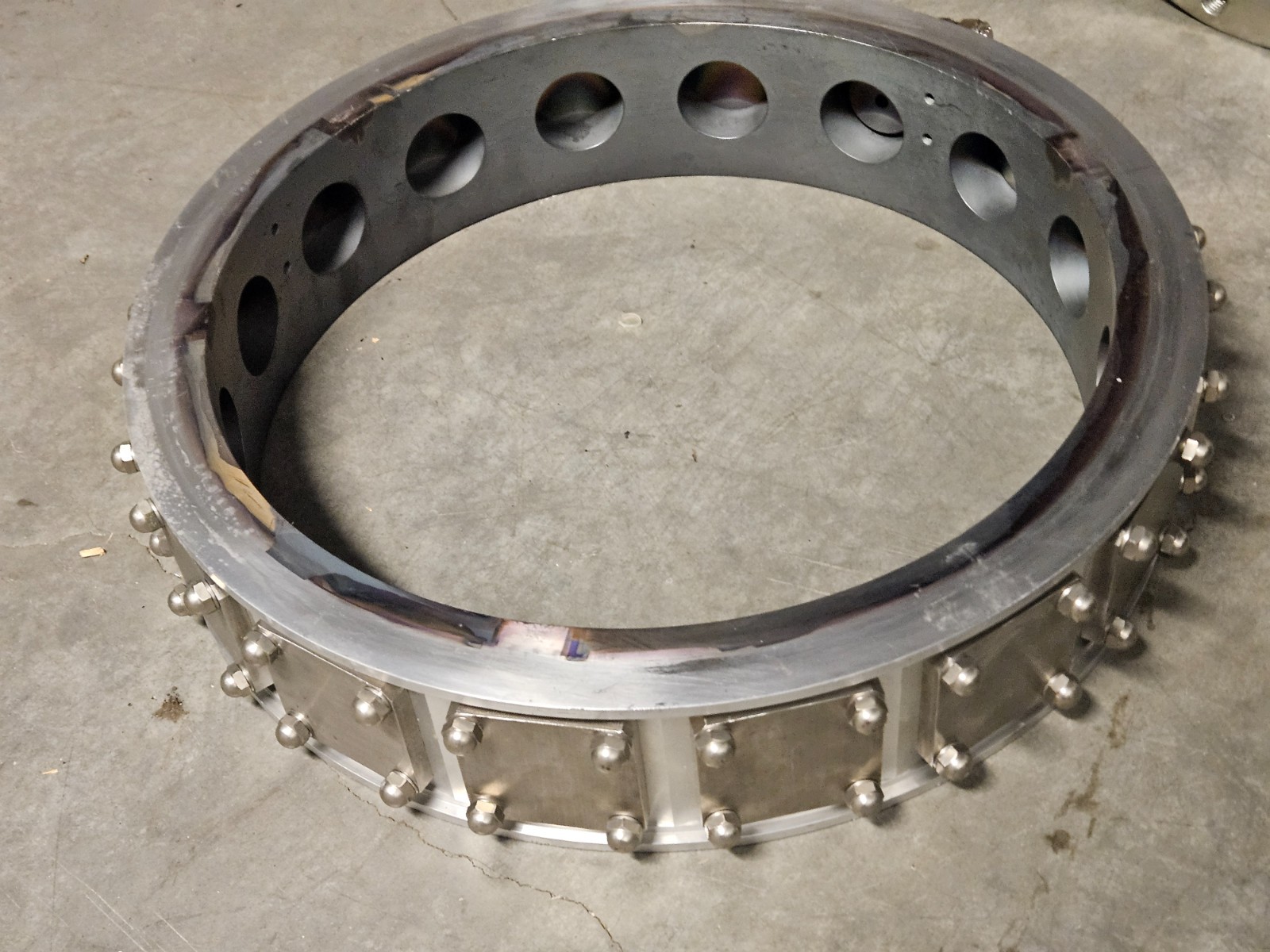 Airco Temescal BJD-1800 Bell Jar O-Ring Seal Flange