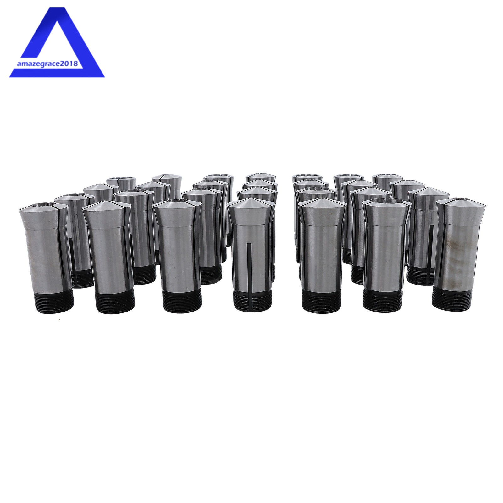 28 Pcs Precision Metric 5-C Collet Set with 1mm TO 28mm 5C Rack New